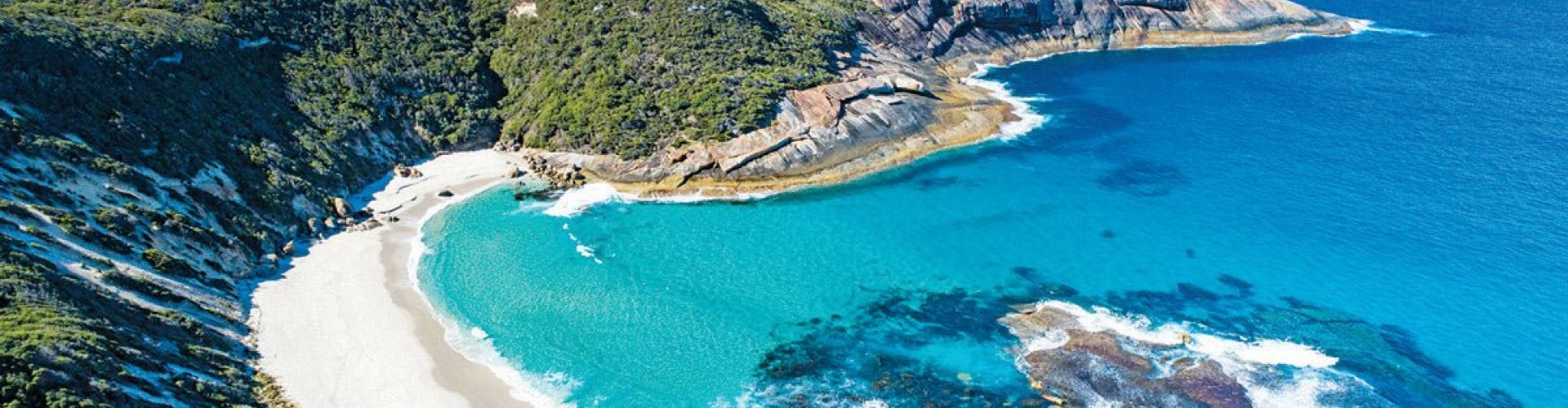 Albany night skyline with parked cars