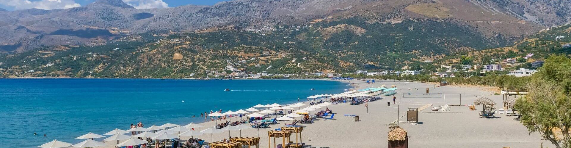 Parking garage interior in Plakias, GR