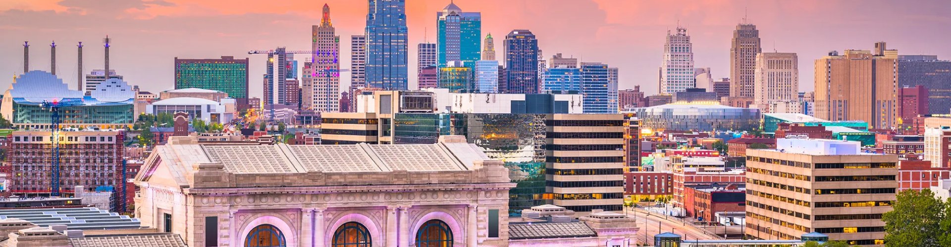 Kansas City, MO parking garage interior